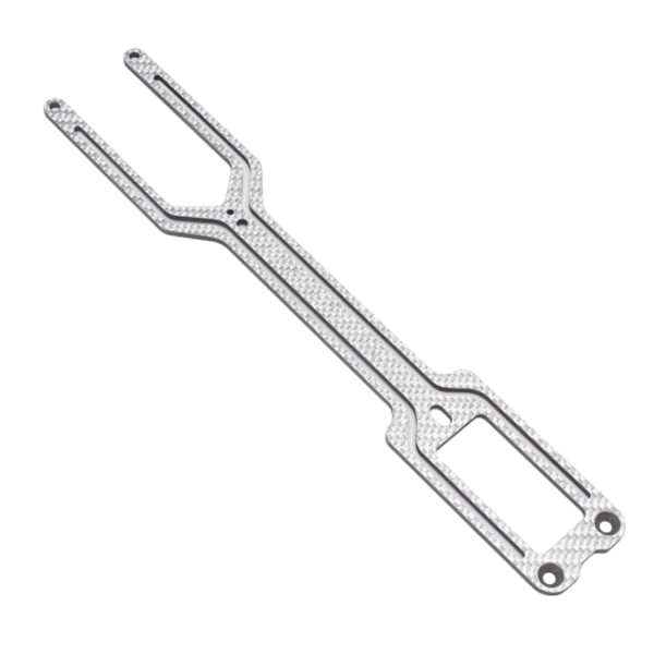 RC øverste dæk kulfiber opgradering del RC bil øverste dæk til YOKOMO YD2 Z 1/10 driftbil sølv SSG