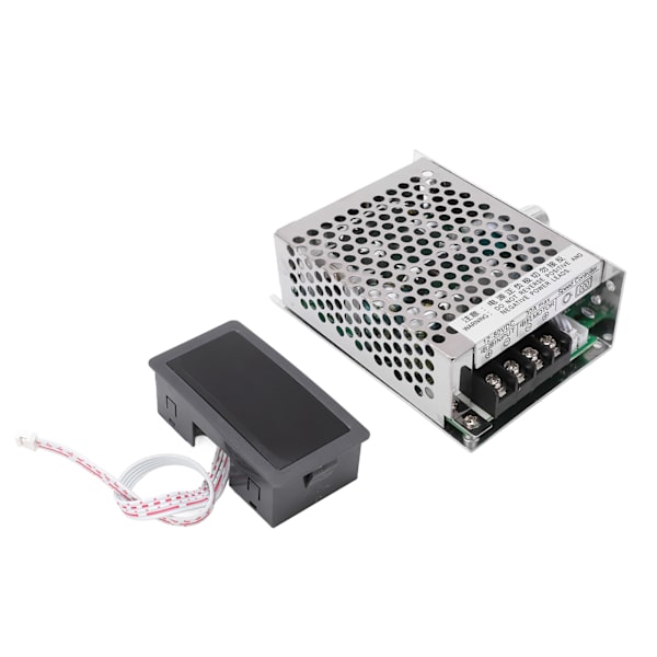 DC-motorregulator Mjukstart och stopp PWM-motorvarvtalsregulator med digital displaypanel DC12‑80V