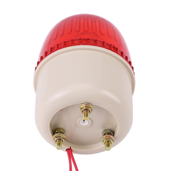 1 stk. AC 220V 15W LED Blitz Stroboskoplys Advarselslampe Industri Maskinværktøj Rød