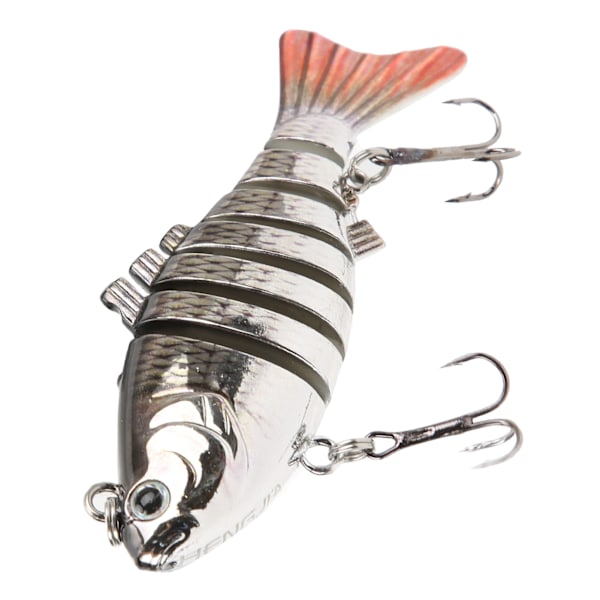 Fiske lokkemad holdbar imitation plast falsk multi leddet svømme agn langsomt synkende glide agn6#