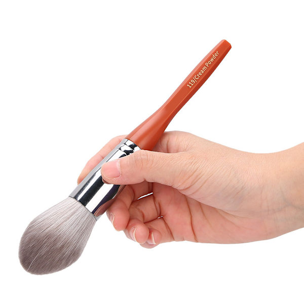 Ammattimainen Soft Hair Brush Brush Meikkipuuteri Loose Powder Brush Cosmetic Tool Auburn