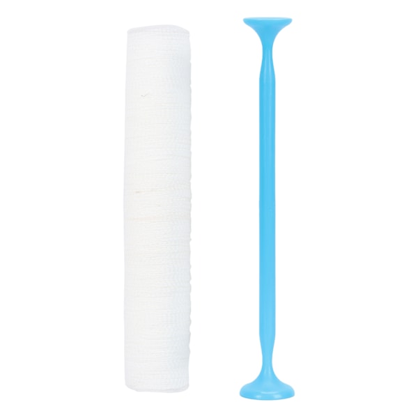 PVA sylinder vannløselig nett PVA mesh løselig fiskeforer felle strømpe agnpose Φ37mm / 1.5in X 5m / 16.4ft