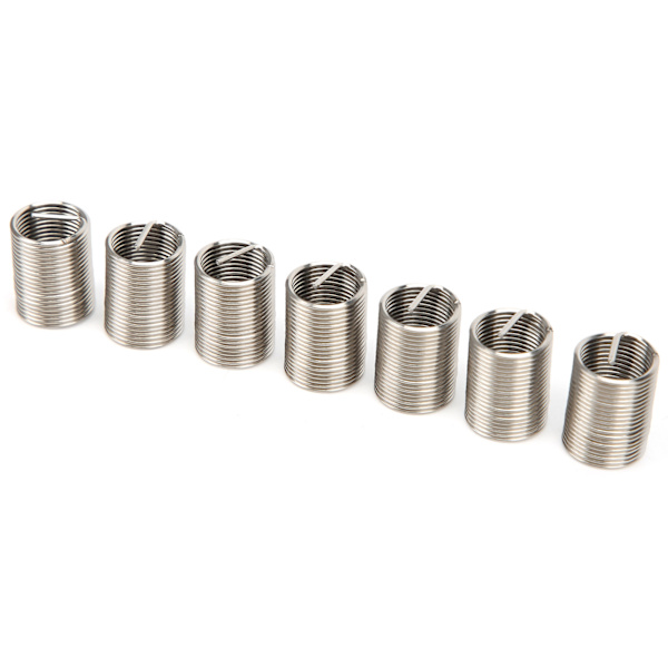 50 st gänginsatser hane hona reduktionsmutter reparationsverktyg rostfritt stål fästelement M10x1x2.5D