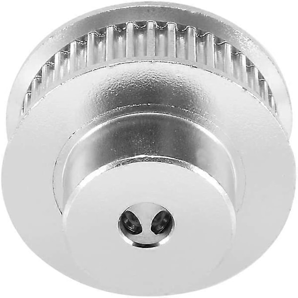Aluminium GT-2 36 Tænder 5mm Boring Tandrem Flange Synkront Hjul til 3D Printer CNC