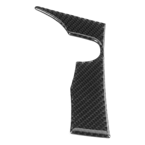 Kolfiber INFO Knapp Dekorationsskydd Trim LHD Passar Mitsubishi Lancer 2008‑2016