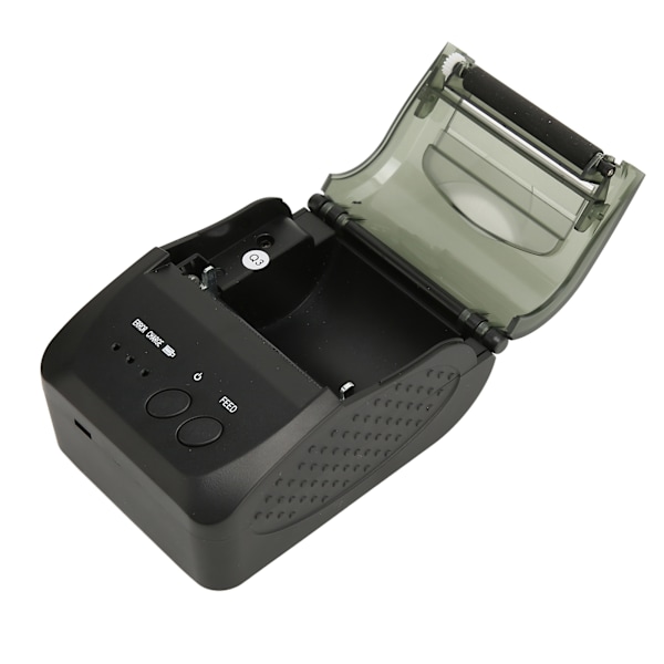 Bærbar kvitteringsskriver 58mm Bluetooth 4.0 Rask utskrift Lavt støy Mini termisk skriver for hjemmekontorbutikk 100-240V EU-plugg