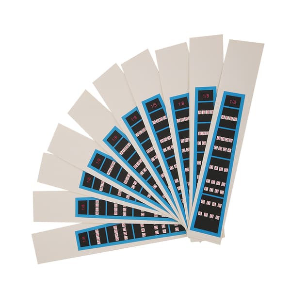 Violin Sticker Sort Blå Gribebræt Guide Begyndere Musikinstrument Tilbehør BC03 1/8 Blå Kant