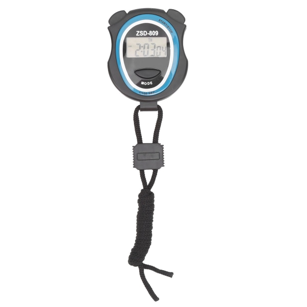 MultiFunction 0.1s Sports Chronograph Elektronisk digital stoppeklokke Timer for løpeundervisning