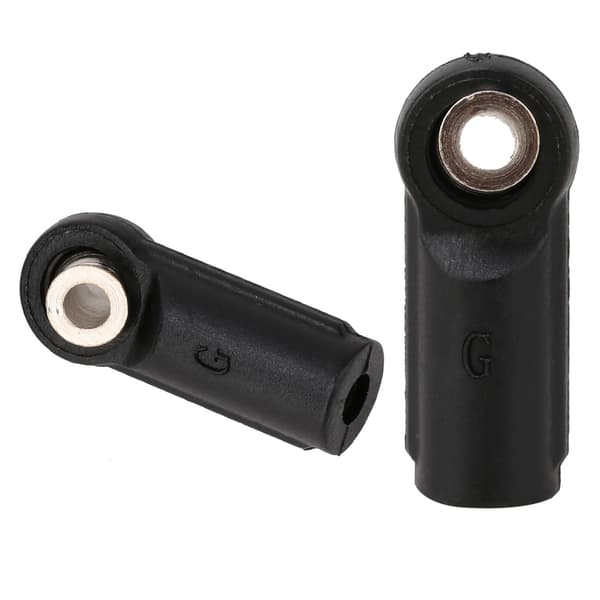 Plast Rod End Länkage Kulhuvud för Axial SCX 1/10 RC Bil Crawler (Rak)