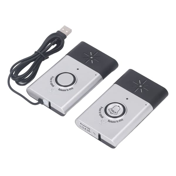 Trådlös dörrklocka röstintercom fjärrkontroll smart trådlös röst-dörrklocka kit för hushåll