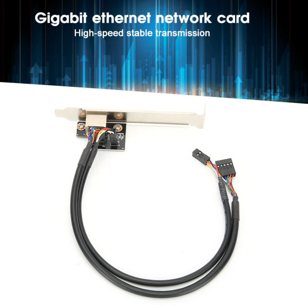 Nätverkskort Mini PCI E till Gigabit Stationär datortillbehör Wired Free Drive 1000M för Linux
