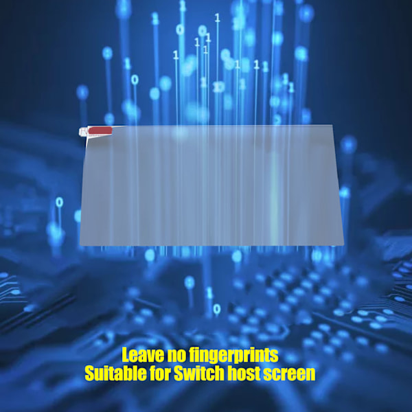 2 st härdat glas skärmskydd Fingeravtryckssäker hög hårdhet HD klar skärmskyddsfilm för switchvärd