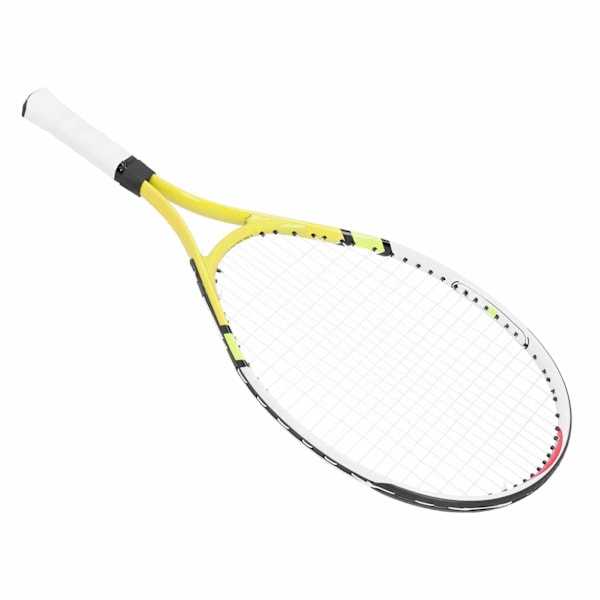 Regail Junior Tennis Ketsjer Aluminium Legering Frame Kids Tennis Racket Set for Training Gul