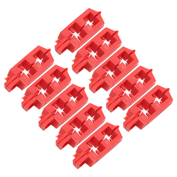 10 st Snap On Circuit Breaker Lockout PA Nylon Energiisolering Säkerhet Circuit Breaker Lockout Device