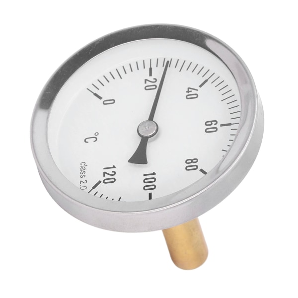 63 mm skivetermometer Grillpekertype Termometer 0-120°C Bimetalltemperaturmåler for matlaging
