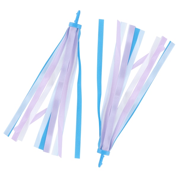 2 stk Bånd Streamers Dekorative Fargerike Stoff Dusker for Gutter Jenter Scooter Sykkel Styre3