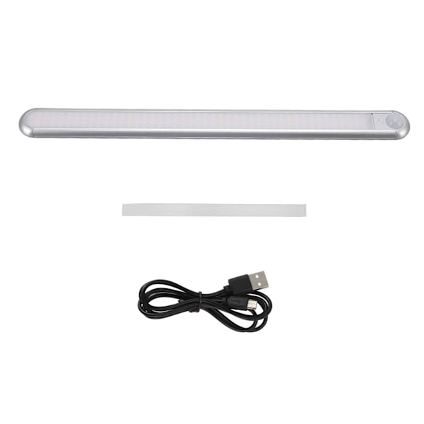 LED-skapbelysning med menneskelig følelse, USB, 3 fargetemperaturer, stripelys for hodegjerde, soverom, garderobe, gang, skap, 40 cm