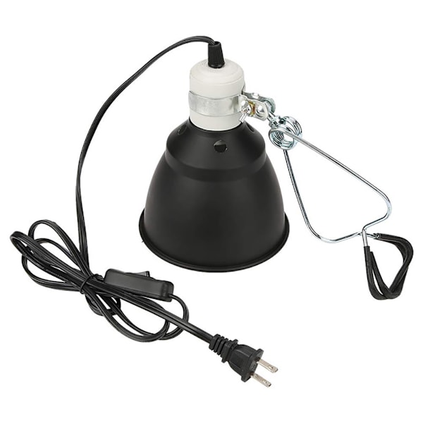 Reptillampe Klemme Lampe Armatur Stativ Pæreholder til Solbadning