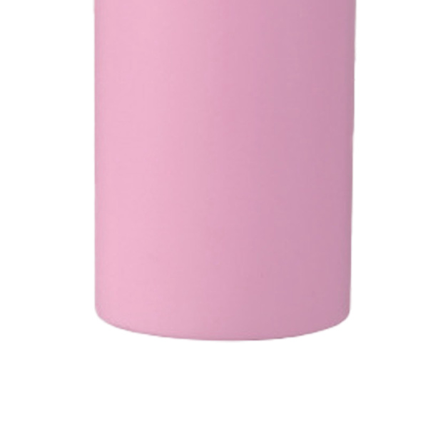 16oz plastglas med lock och sugrör Frostade matta plastmuggar för utomhussporter 1767 Rosa