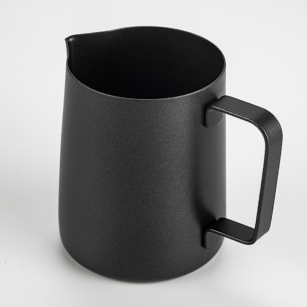 Mjölkskummare i rostfritt stål 350 ml Kaffefrotherkopp med konstpenna för espressomaskin