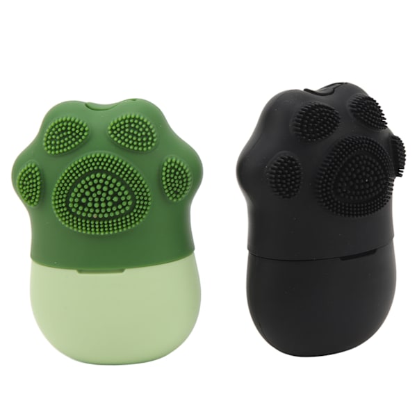 2PCS Ice Cube Roller Massager Kattkloform Återanvändbar Massage Silikonisform