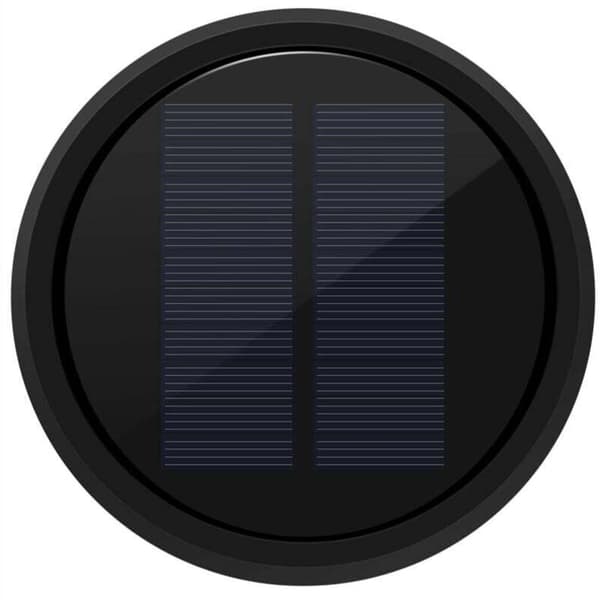 1-pack Large Top Replacement Solar Light for Outdoor Hanging Lanterns, More Powerful and Energy Efficient. Black