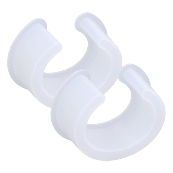 Silikoneform DIY C-formet semi-åben stor størrelse armbånd krystal epoxy silikoneform