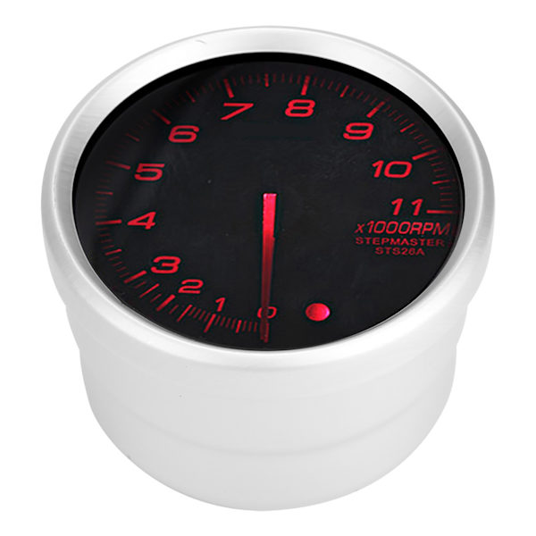 12 V 80mm 3,75 tum varvräknare modifierad LED 11000 RPM hastighetsmätare kit rött ljus