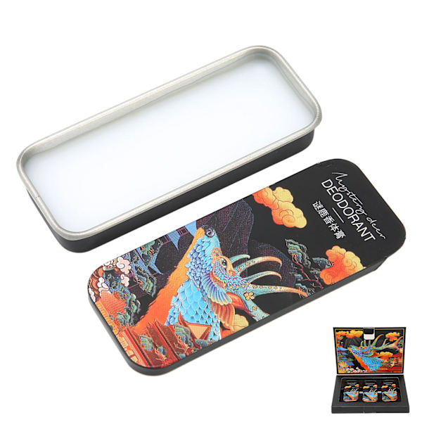 3 stk Solid Parfume Bærbar Langvarig Duft Blomster Svag Duft Solid Parfume Fødselsdagsgave
