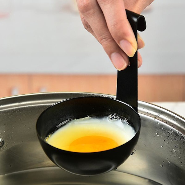 Æggekogerindsats i rustfrit stål - Non-stick pocheringskopper - PFOA-fri