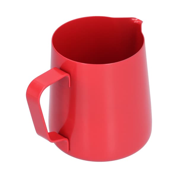 400 ml PTFE spids mælkekande i rustfrit stål kaffekande til hjemmekøkken rød