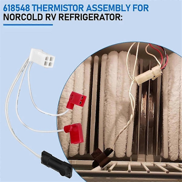 618548 Termistor-enhet Kompatibel for RV-kjøleskap