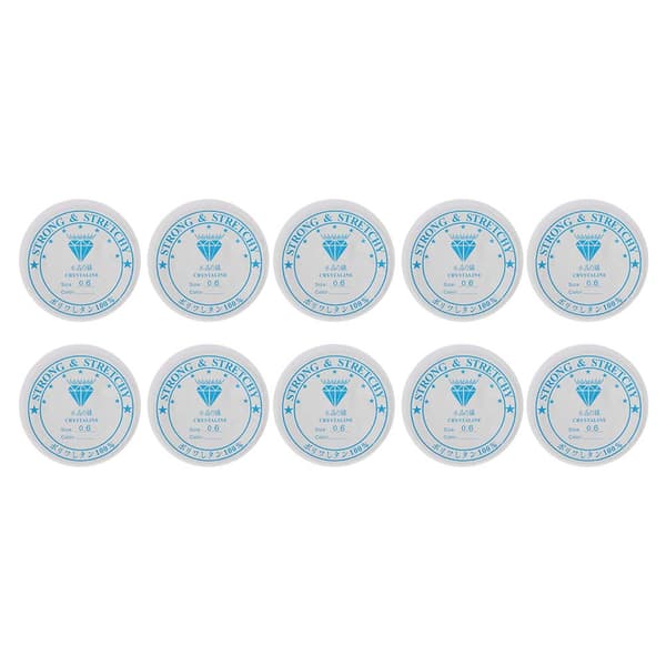Krystall Elastisk Line Transparent Perlesnor Tråd for Smykkefremstilling (0.6mm * 15m)