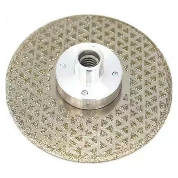 Diamantskære- og slibeskive 115 mm x M14 galvaniseret savklinge til sten, marmor, granitfliser