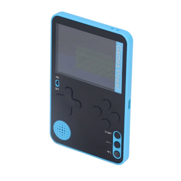 Blå håndholdt spillekonsol Retro bærbar spil Player Videospil Player 2,4 tommer farveskærm