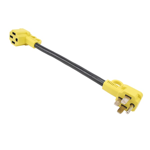 50A RV-lader strømledningadapter 14‑50P hann til 14‑50P hunn fleksibel ledningspluggkontakt for yacht campingvogn