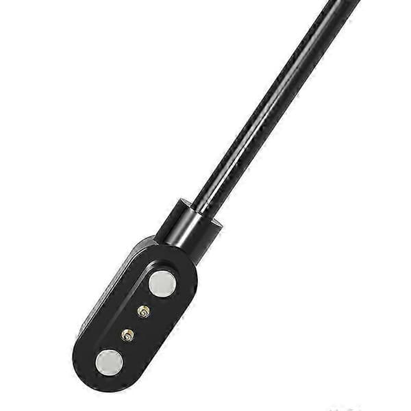 Yleiskäyttöinen magneettinen USB-latauskaapeli älykellon pikalataukseen black