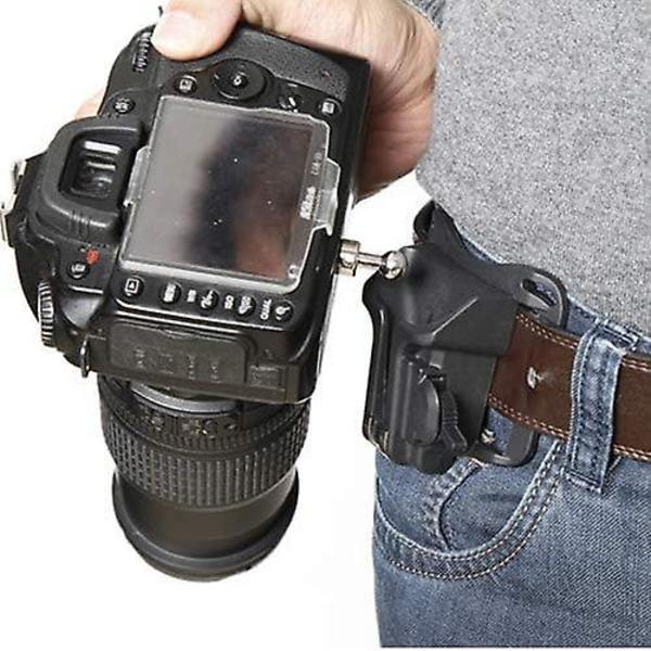 Kamerarem Klip - Sikker og Praktisk Holster til DSLR Kameraer (2stk)