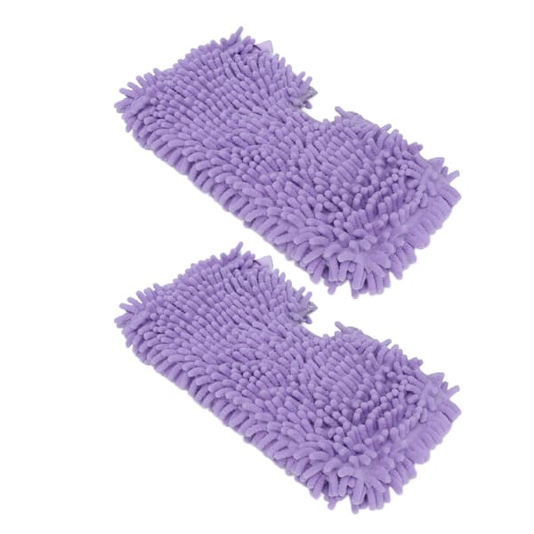 2 STK Mopp Erstatningsputer Myk Mikrofiber Mopp Klut Tilbehør Passer til Shark S3601 S3501 Lilla