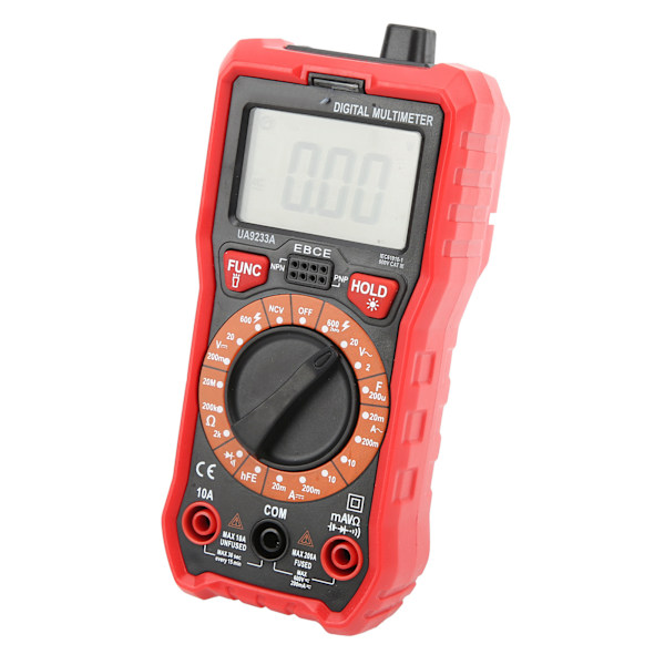 Digital multimeter UA9233A bärbar spänning och kapacitansmätare för elektriker