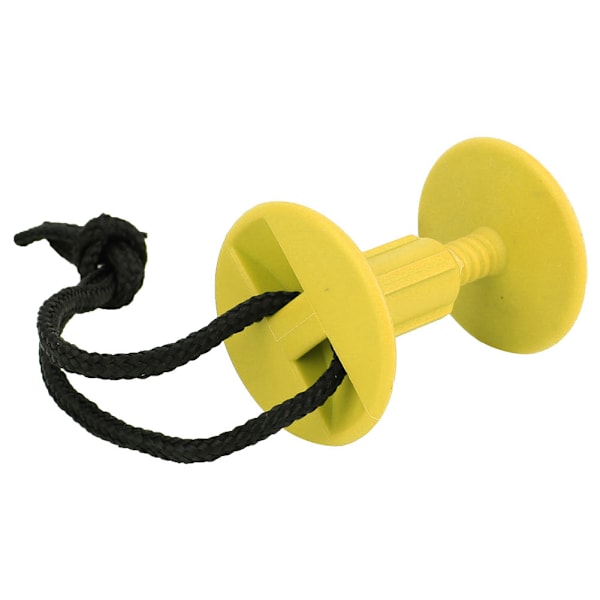6st högkvalitativt plastsurfbräda Hand Rep Plug Surfbräda tillbehör 5,5*4 cm (gul)