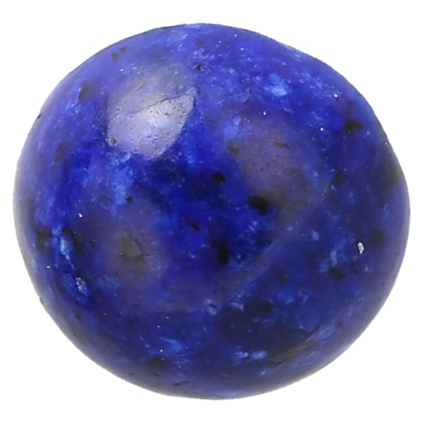 20 st Lapis Lazuli Cabochon sten halvrunda pärlor 8 mm platt bakre cover för gör-det-själv