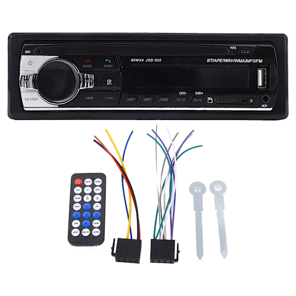 12V auton radio MP3-soitin Bluetooth handsfree-puhelu FM-radio ajoneuvostereot äänentoisto kaukosäätimellä