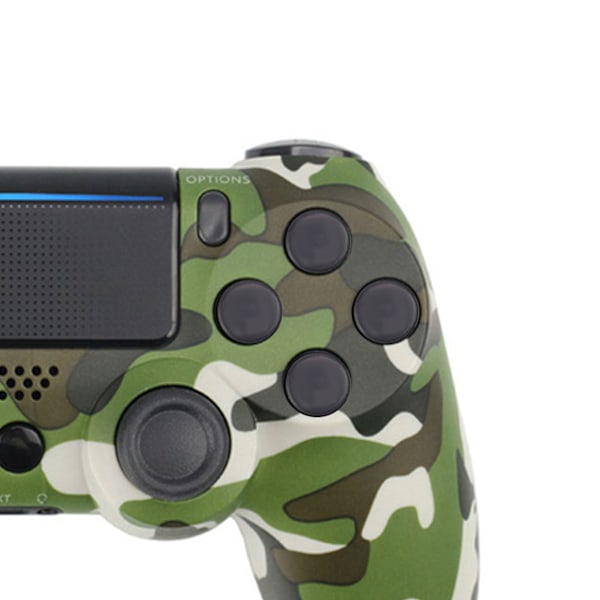 Trådløs Bluetooth-controller Stabil dobbeltlags krystalnøgler Forureningsfri spilcontroller til PS4 Indbygget batteri