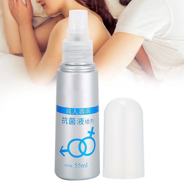 Voksen sexlegetøj rengøringsvæske Bærbar Sex Vibrator Cleaner Spray Fluid 55ml