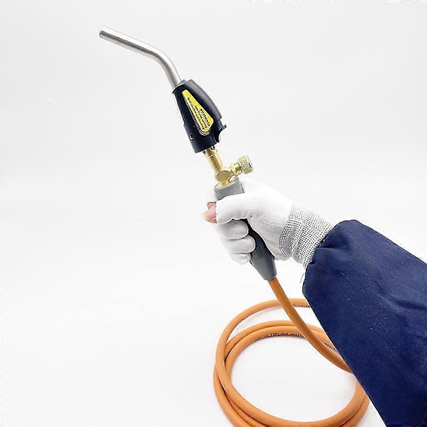 Handhållen Propanbrännare Flytande Gaser Svetslödverktyg Med Piezo-tändning Effektjustering Zekai