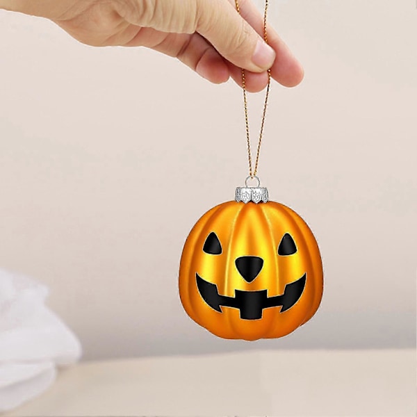 12 kpl Syksyn Mini Kurpitsapalloja Riippuva Kiitospäivän Kurpitsa Koriste Halloween Joulukuusen Koristelu Maalaistalon Kotijuhlien Sisustus -CHN A
