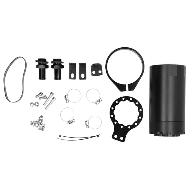 Bil Baffled Oil Catch Can Reservoir Kit med monteringstilbehør RS‑OCC020 Universal Sort