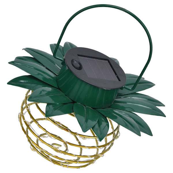 Hængende solcellelamper LED sød ananas bærbar håndtag IP65 vandtæt hængende sol lanterne