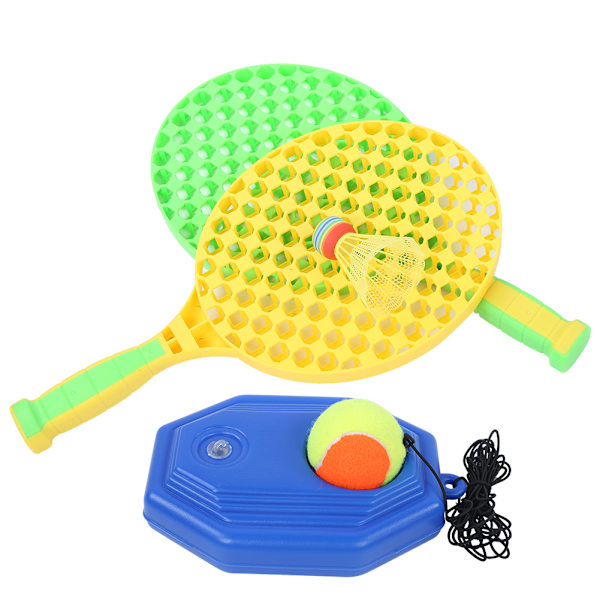 6 i 1 Underhållning Tennis Racket Set Smart Trainer Set med Elastiskt Rep för Barn